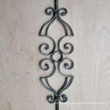 Forged Bulaster Parts wrought Iron Baluster Decorative Ornaments For Wrought iron railing Or fence decoration hardware